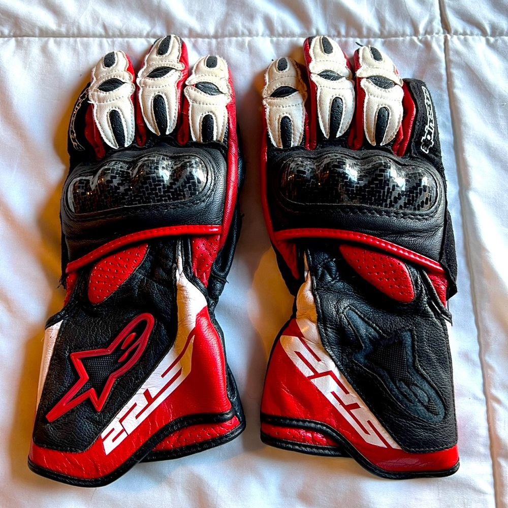 Alpinestars motorcycle riding gloves size M